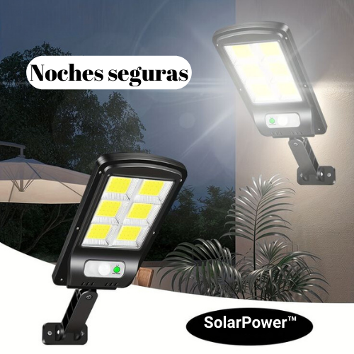 SolarPower - Lampara Solar de Larga Duración (1 AÑO DE GARANTÍA)(PAGA AL RECIBIR)