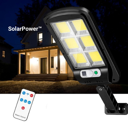 SolarPower - Lampara Solar de Larga Duración (1 AÑO DE GARANTÍA)(PAGA AL RECIBIR)