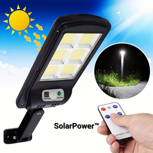 SolarPower - Lampara Solar de Larga Duración (1 AÑO DE GARANTÍA)(PAGA AL RECIBIR)